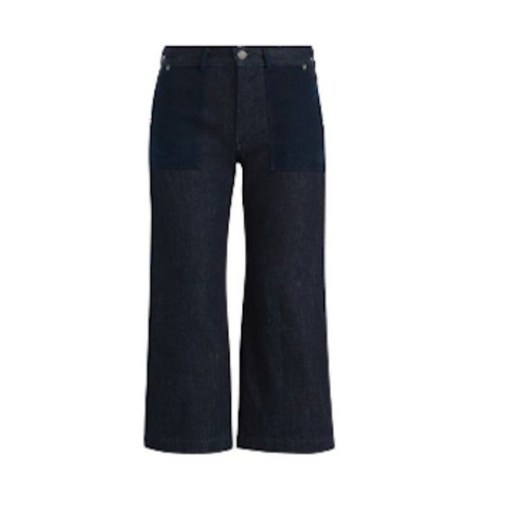 Polo Ralph Lauren Cropped Wide-Leg Jeans - Picture 3 of 8